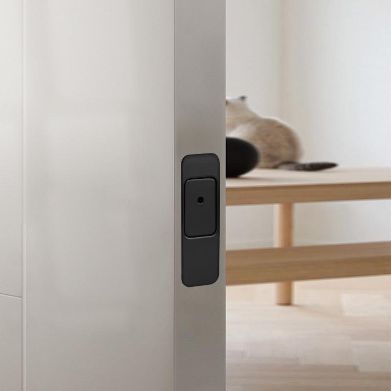 

Invisible Magnetic Latch Wooden Door Entry Door Hidden Latch Double Door Mute Automatic Deadbolt чорний