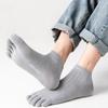 5 Pairs Toe Socks for Men Breathable MeshCotton Casual Thin High Quality Five Finger Socks Low Cut Ankle Sports Running Socks
