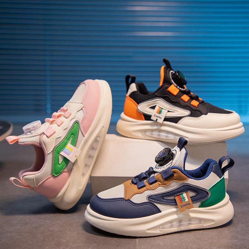 

Spring and Autumn New Boys and Girls Cool Versatile Mesh Breathable Fashion Casual Sports Shoes 26 рожевий