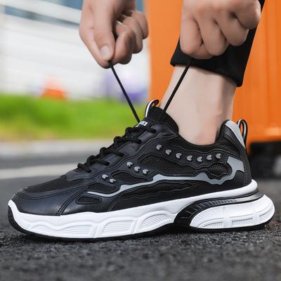 Sapatos esportivos casuais masculinos de primavera novos, tendência plataforma, sapatos de pai, sapatos de corrida para estudantes, homens