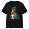 Oversized T Shirt Funny Thinking Monkey Memes Brainrot 100 Cotton T Shirts Fashion Tee Shirt Design Short Sleeve Top Tees
