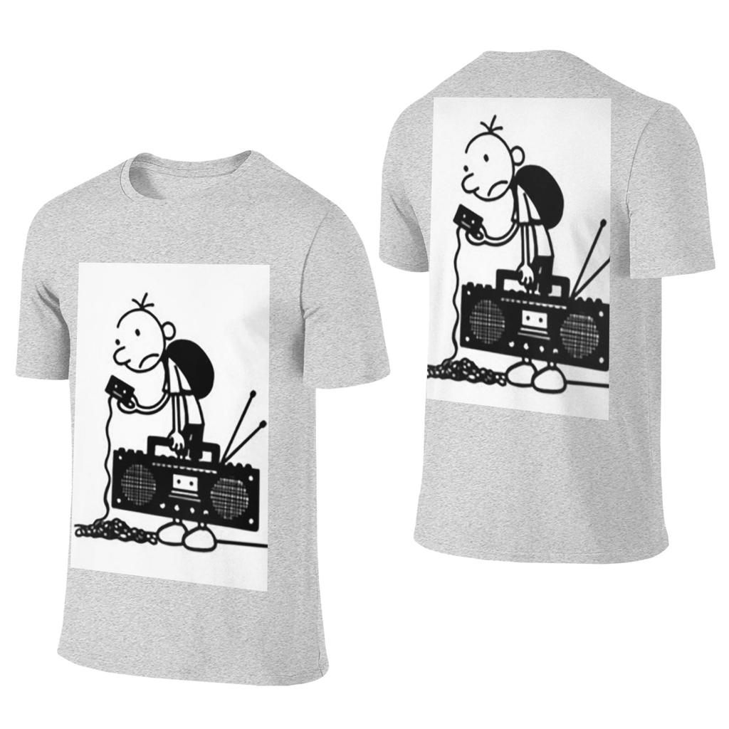 100% Baumwolle Diary of a Wimpy Kid Old School T-Shirt Unisex Doppelseitiges T-Shirt Unisex Rundhalsausschnitt Sommerhemden Oberteile S6XL