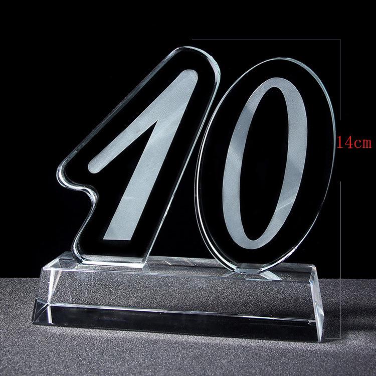 10th Anniversary Creative Crystal Trophy Award