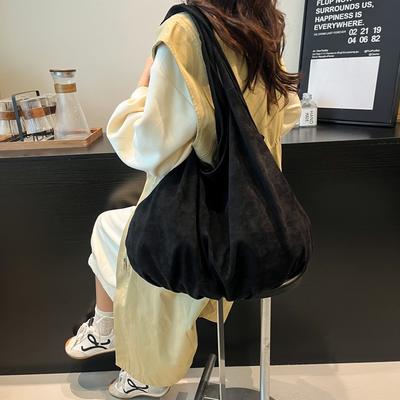 Retro Achsel Wildleder Umhängetasche Damentasche neue trendige Mode große Kapazität Mutter und Kind Tragetasche