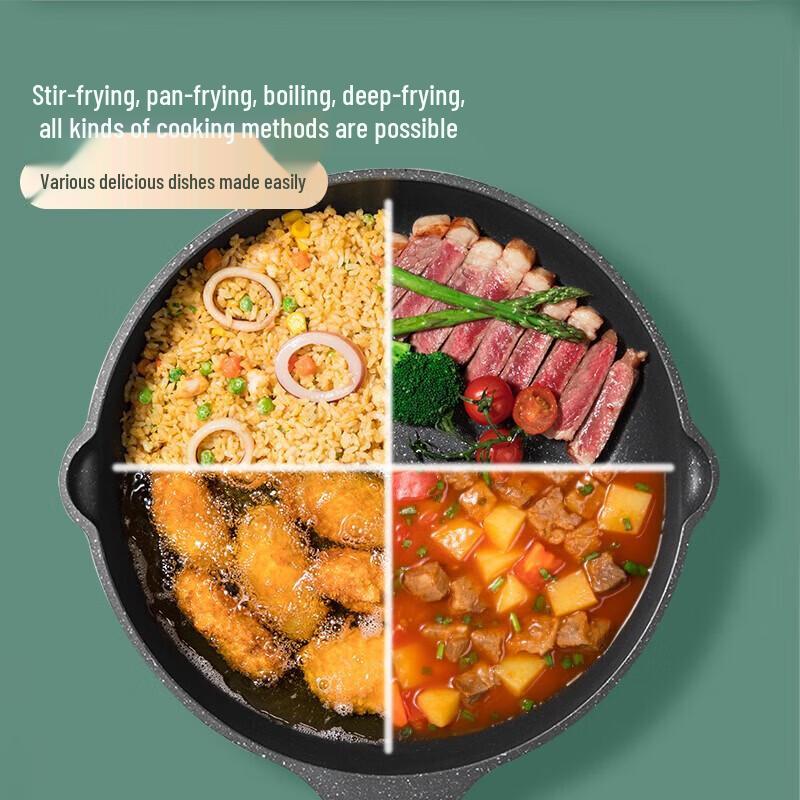 COOKER KING 32cm Maifan Stone Non-Stick Micro-Pressure Wok