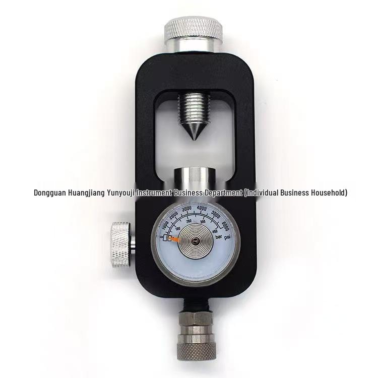 Diving & Firefighting Inflation Valve with Quick Coupler and Pressure Gauge