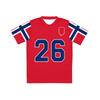 Norwegen Fußball T-Shirt Trikot Rundhals Kurzarm Sommer Herren Damen T-Shirt Lässig Mode Unisex Streetwear T-Shirts Druck Top