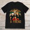 Danke, dass du ein Freund bist The Golden Girls T-Shirt Schwarz Unisex S234xl Ke057