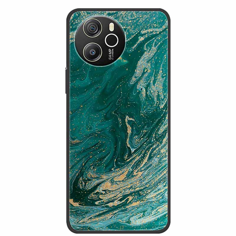 Case For Blackview Shark 8 TPU Soft Silicone Back Cover For Blackview Shark8 Phone Cases Marble Painted Colorful Bumper New Capa