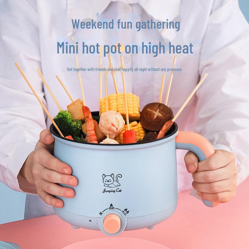 Multifunktionaler Elektroherd: Dämpfen, Kochen und Braten – Perfekt für Wohnheime und kleine Haushalte