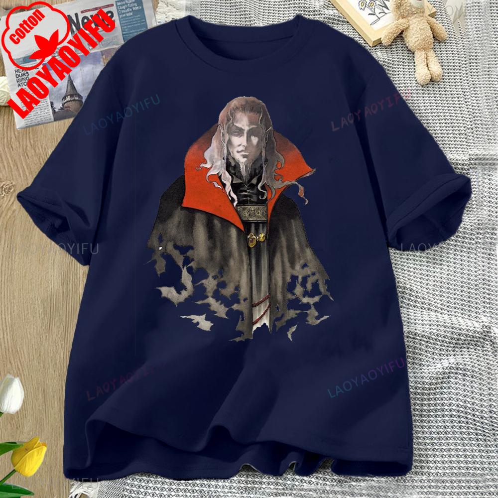 Castlevania Alucard Printed T-shirt Tops Castlevania Alucard Two-dimensional Casual for Daily Wear and Casual Outings
