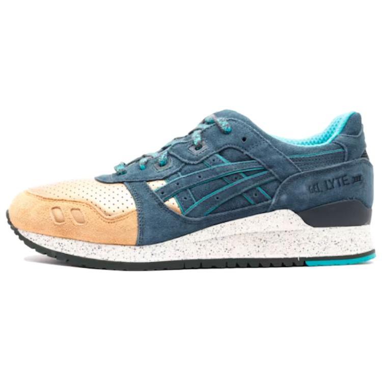 

Asics Abrasion Resistant Low top Casual Shoes Unisex Blue White Yellow H32LK-9194 41.5