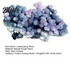 Smooth Polished Rocks Natural Grape Agate Crystal Cluster Mineral Gemstone Stone Rock Energy Generators for Aquarium Terrarium Decor Unique