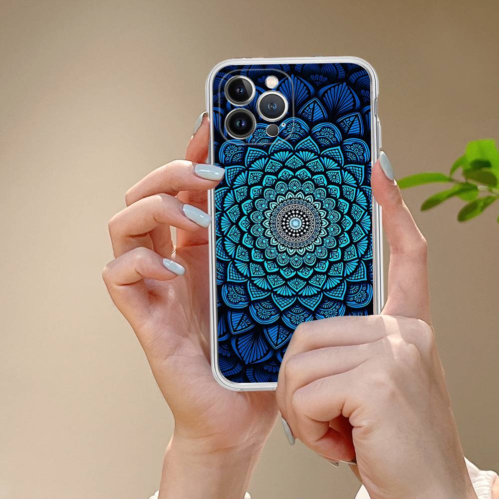 Indian Pattern Mandala Phone Case For IPhone 17 16 14 11 12 13 15 Pro Max 14 Plus 17 Air Cover