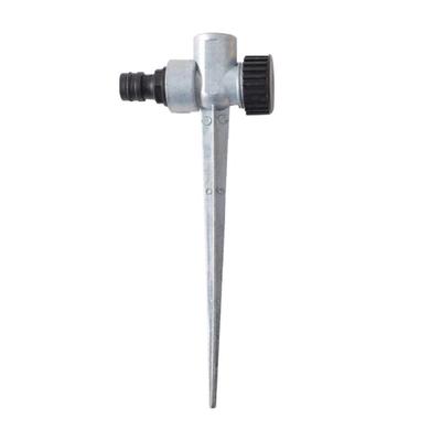2Pcs Lawns Sprinkler for Yard Metal Water Sprinkler Heavy Duty Spikes Base 360 Degree Watering for Lawns Garden Sprinkler