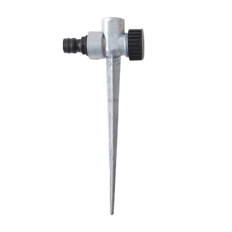 

2Pcs Lawns Sprinkler for Yard Metal Water Sprinkler Heavy Duty Spikes Base 360 Degree Watering for Lawns Garden Sprinkler 1