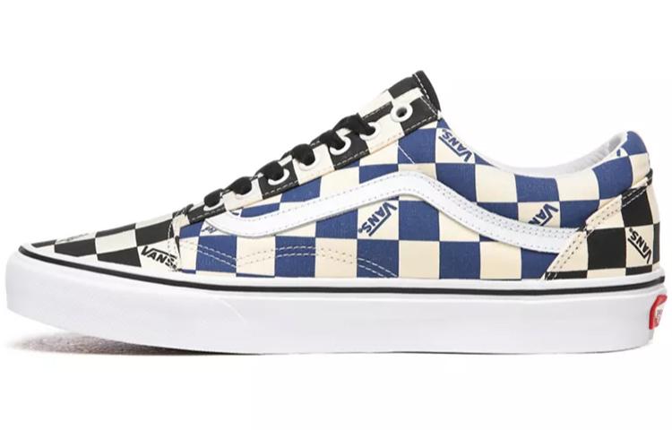 Old Skool Vans Big Check Black Navy VN0A4U3BWRT 35