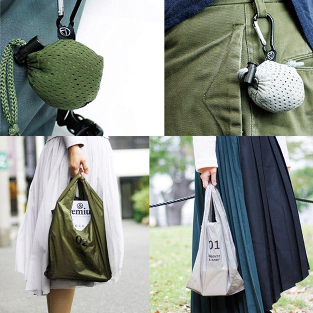 Nylon Tote Eco Bag Handheld Storage Gift Bag New Carrier Shopping Bag  Home