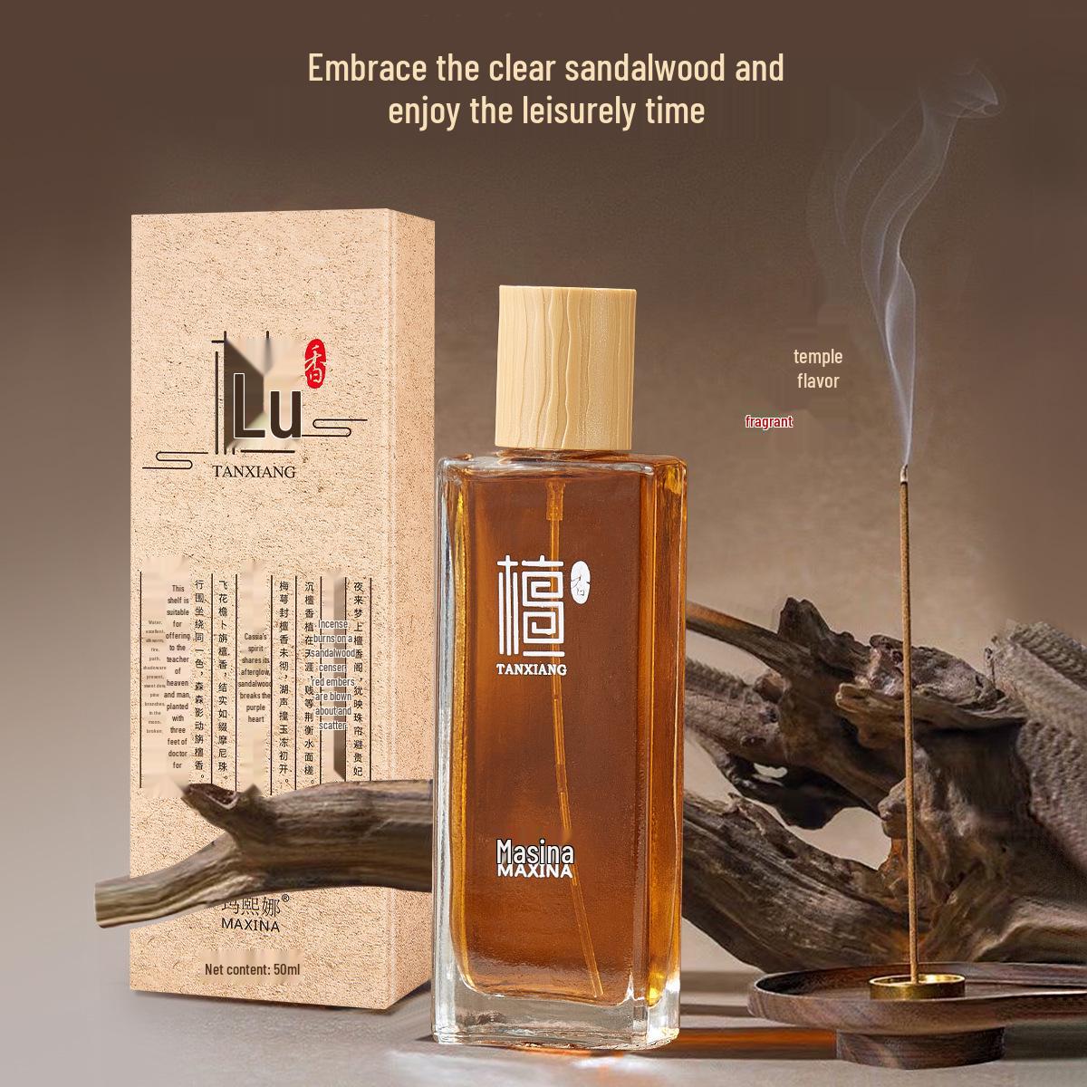 Unisex Sandalwood Perfume: Woody, Fresh, Light, Long-Lasting Scent