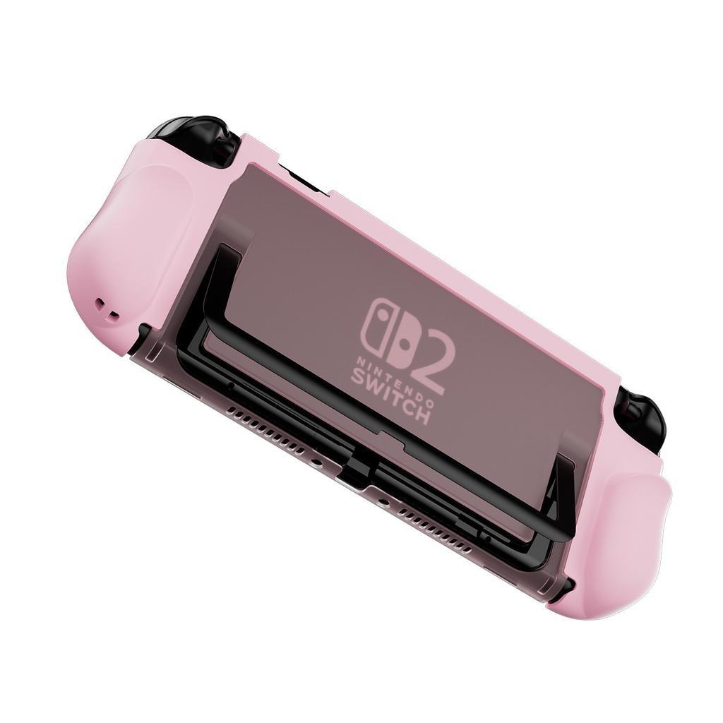Switch2 Protective Case, Shockproof Anti-Scratch, Full Coverage with Kickstand, Compatible with Docking Station, NS2 Accessories