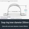 Customizable Galvanized Thickened Saddle Clip for Water Pipes and Wires