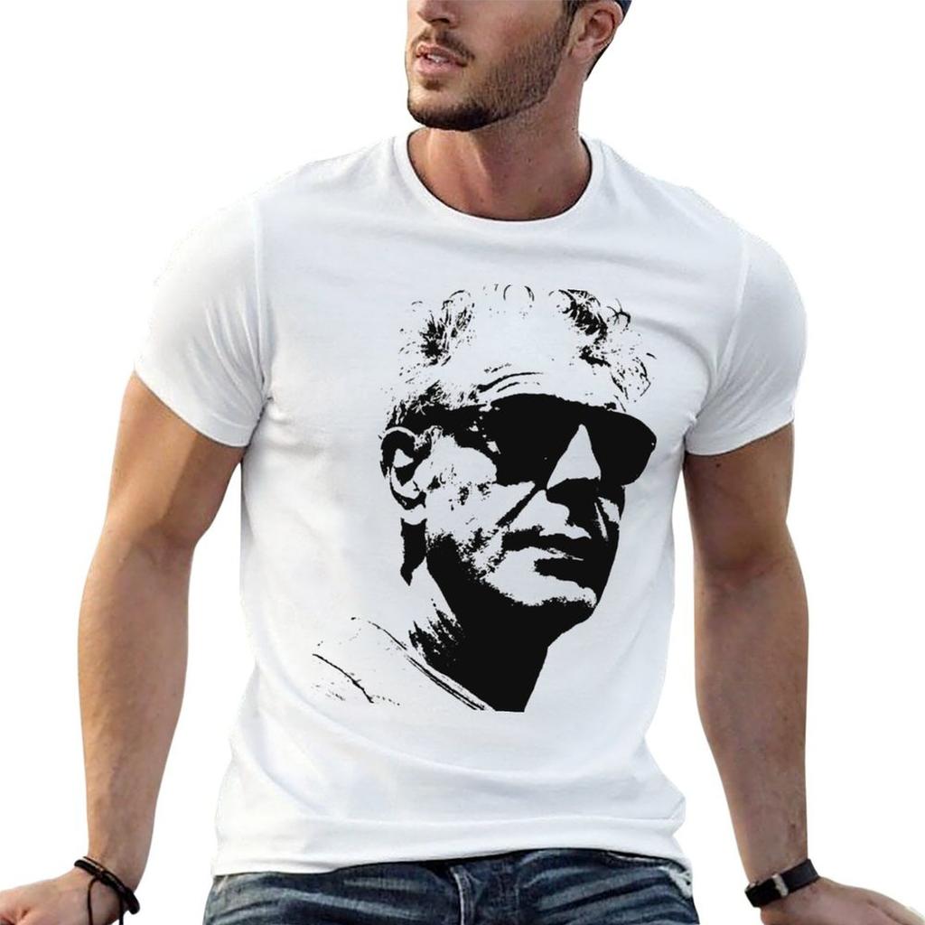 Anthony Bourdain Tshirt Funny T Shirts Cotton G Unisex T Shirts For Unisex T Shirts For Unisex Slim Fit Tshirt