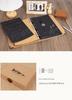 Vintage Kraft Notebook & Pen Gift Set with Customizable Logo Box