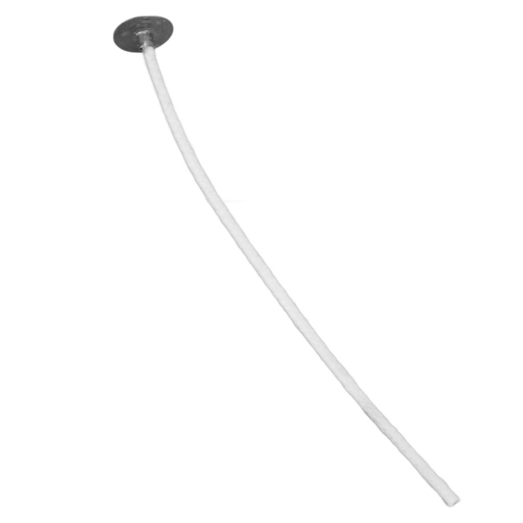100 Pieces 12x1.3cm Pre Waxed Candle Wicks Low Smoke Cotton White for Candle Making DIY