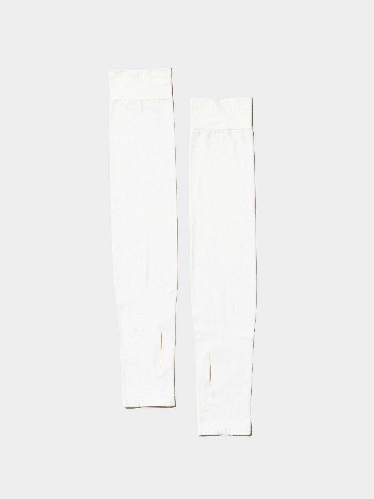 

Uniqlo Япония УФ-рез бесшовный чехол на руку 00 WHITE/M