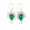 For Women Chrome Diopside Gemstone 925 Sterling Silver Jewelry Handmade Earrings CE-5-9