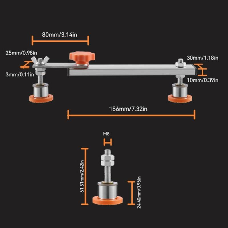 Cutting Machine Foot Pad Replacement NonSlip Cutting Machine Support Rubber Feet Pad Floor Protectors Easy To Install