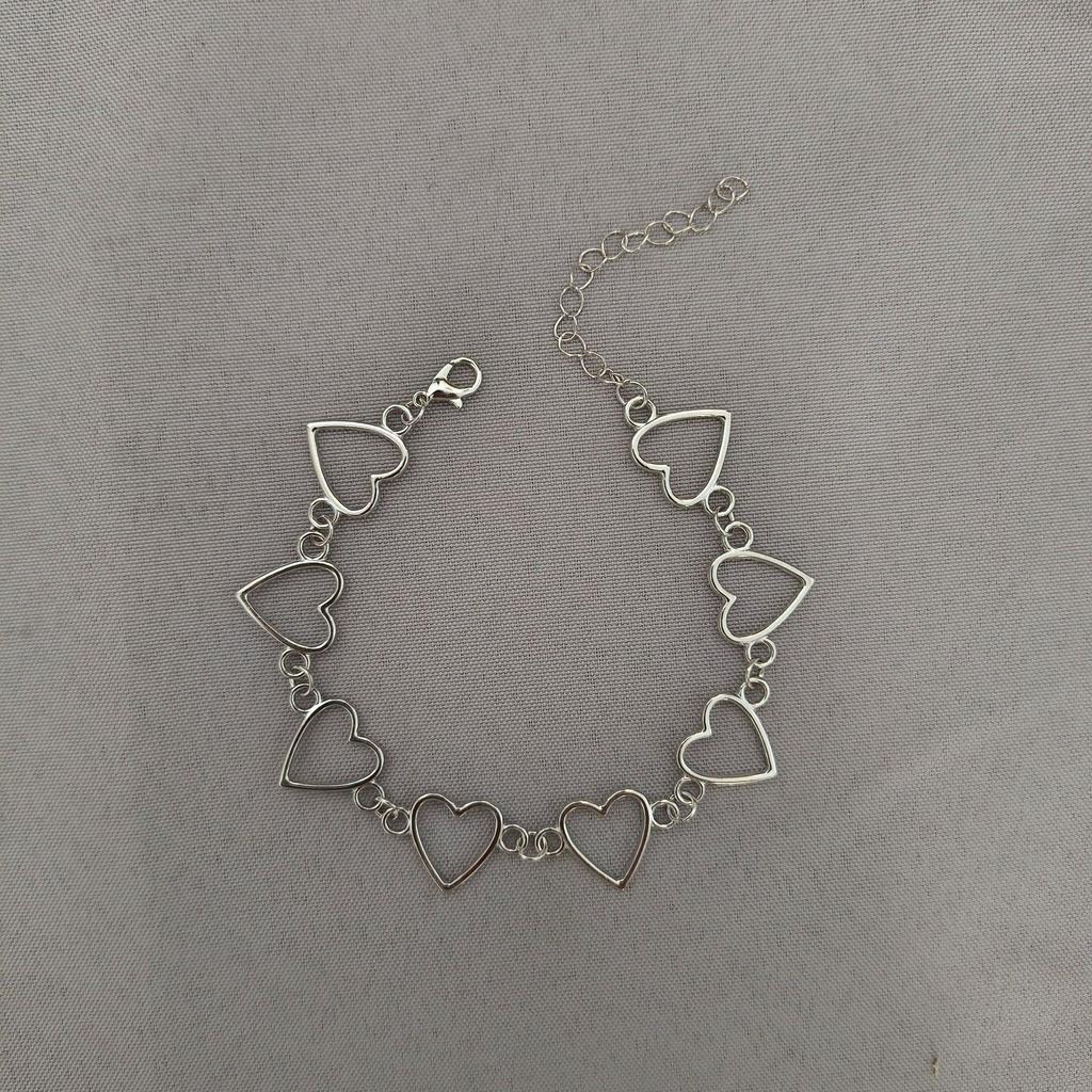 European & American Beach Vacation Heart Anklet - Hollow Heart Chain Jewelry for Women
