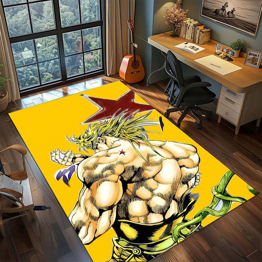 

JoJo Golden Wind Carpet for Living Room Bedroom Home Decor Cool Movie Mat Play Floor Mat 60x90cm