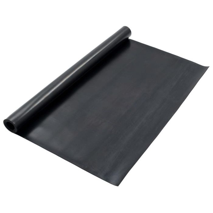 VidaXL Tapis Revêtement de Sol Intérieur Maison Garage Bureau Atelier Salle de Sport Caoutchouc Antidérapant 1,2x2 m 3 mm 143959
