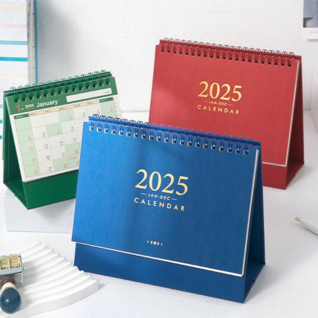 2025 Kontorsbordskalender 16 Månaders Referenser från 09/2024 till 12/2025 Stående Bordskalender Planerare för Kontor Skola