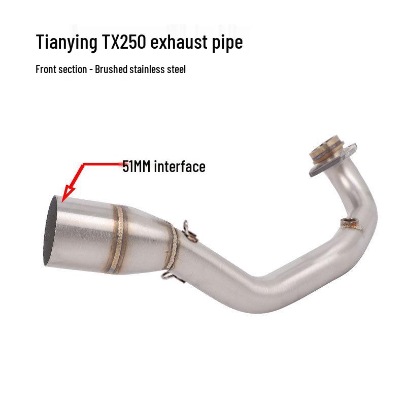 Skyhawk TX250 Exhaust Modification: Front & Full Section Muffler