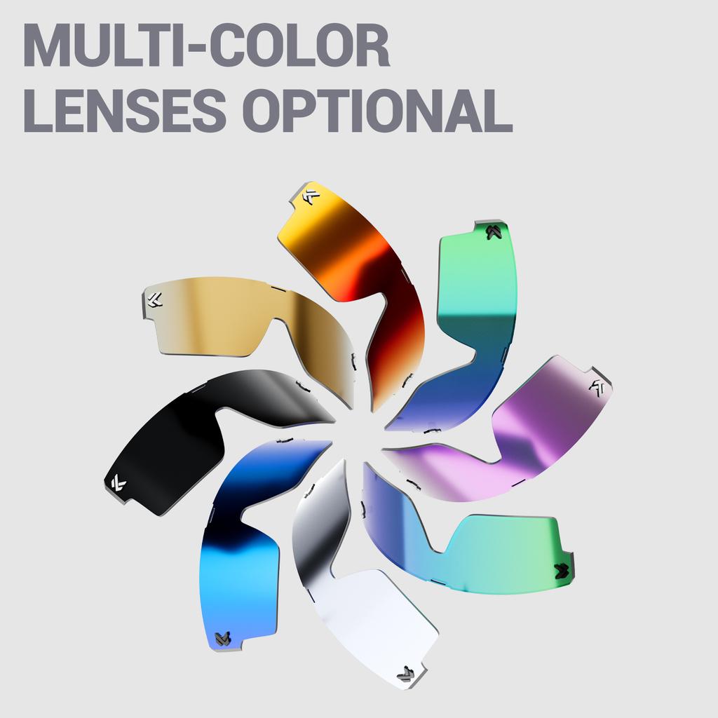 KAPVOE TR90 Magnetic Cycling Sunglasses Quick Change Lens High Contrast Sports Eyewear for Men Running