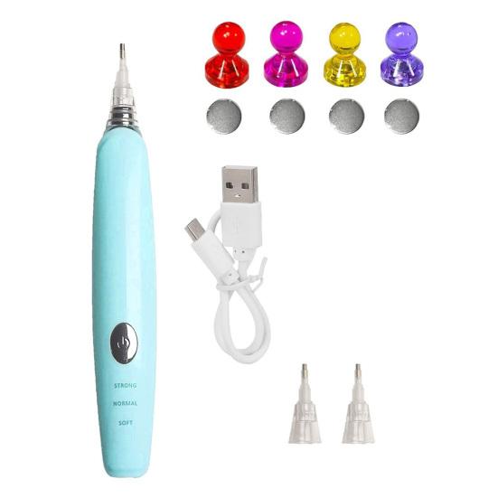 

Электрическая алмазная художественная ручка, беспроводная алмазная художественная ручка без воска, регулируемый режим всасывания, ручка с вакуумным насосом для взрослых, алмазное искусство своими руками зелёный