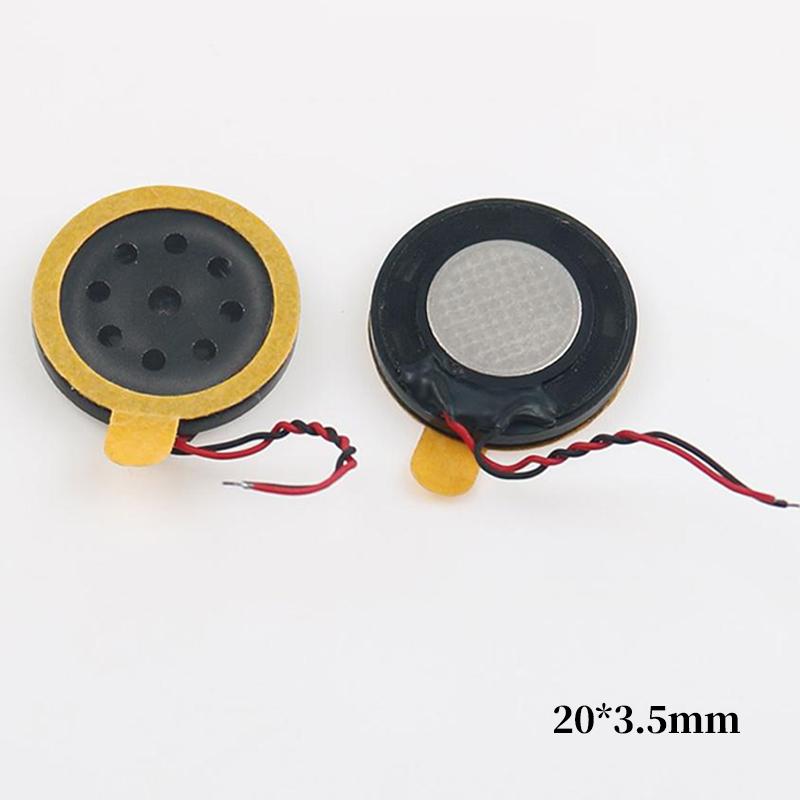 2PCS 13mm 15mm 16mm 18mm 18 20 23 26 28 30 MM Mini Speaker Round Runway Loudspeaker 8Ohm 0.5W For MP4 Toys Cellphone Small Audio