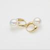 2024 High-End Pearl Stud Earrings with Diamond Tassels: Elegant Women's Pure Silver