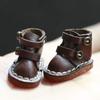 rakulifey Obitsu 11 Shoes, Boots for OB11 Dolls, Cute, 5 Colors (Dark Brown)