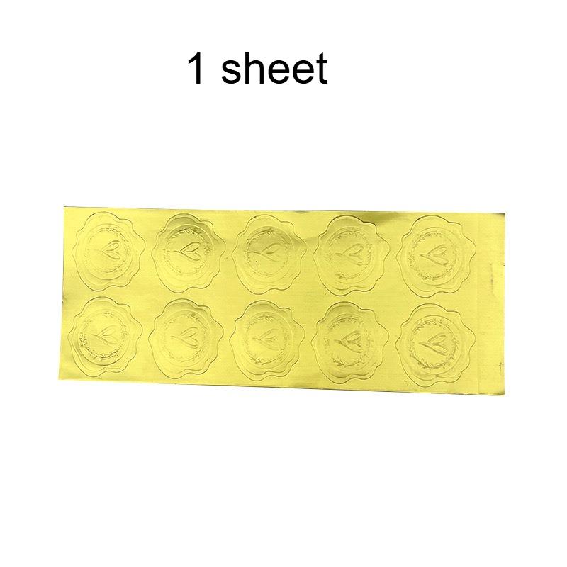 

10pcs Luxury Golden Foil Sealed Envelopes Kit - Self-Sealing Wedding Invitations, Thank You Cards, Corporate Event