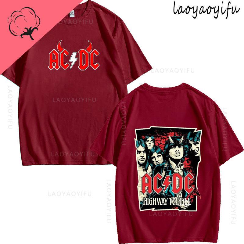 

AC Theme 100Cotton DC Printed Breathable Fashion Streetwear Summer TShirt Shortsleev Mens Womens High Quality Oneck 3XL