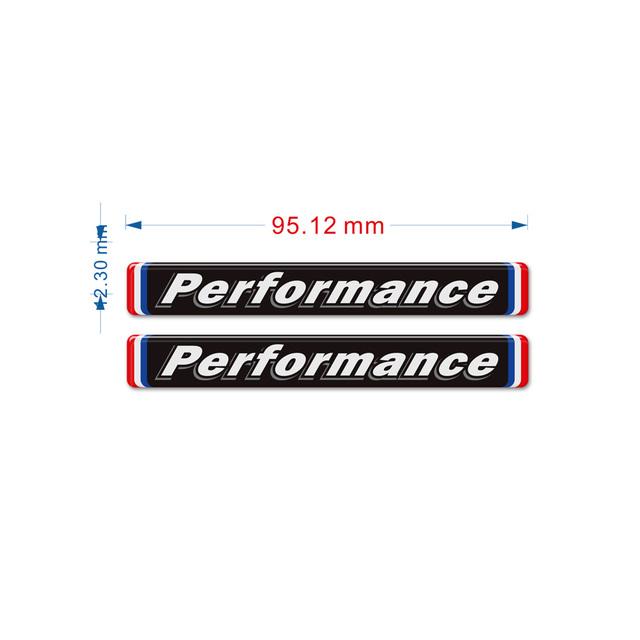 

2 Pcs Car Decal Logo Badge Auto Accessories Stickers Power Performance For BMW M 1 3 4 5 6 7E Z X M3 M5 M6 Emblem