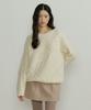 Lingseoul Fishermans Knot Knit-Ivory
