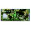 Canvas Print, Green Buddha Statue