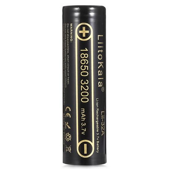 LiitoKala Lii-32A 18650 3200mAh 3.7V Rechargeable Lithium Battery