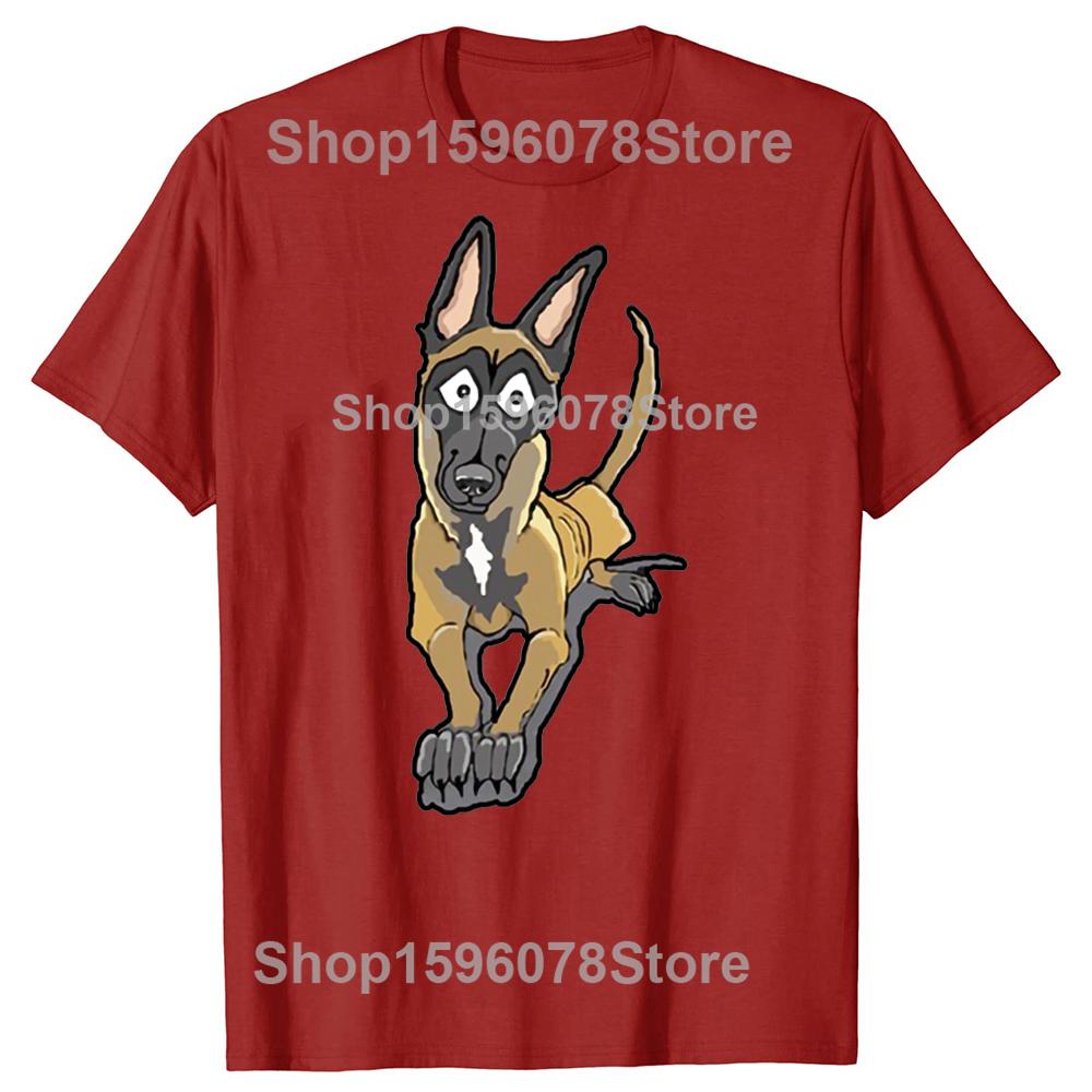 New Fashion The Belgian Malinois T Shirt Kawaii Cartoon Dog Graphic Tee Tops Men Women Short Sleeve Casual Streetwear Camisetas