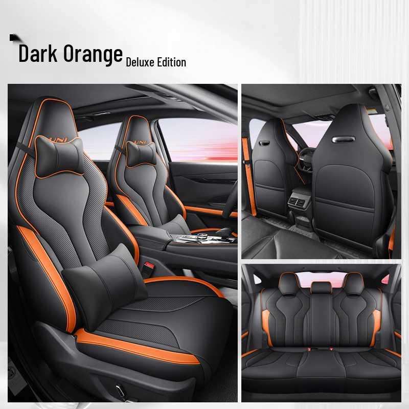 Breathable Perforated Seat Covers for 2023-2025 Changan Uni-V, All-Season Universal Fit.