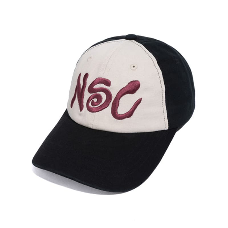 Net Social Club WOBBLY NSC WASHED TRUCKER CAP (BLACK)